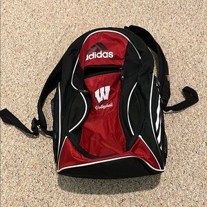 Adidas Red and Black Men's Backpack